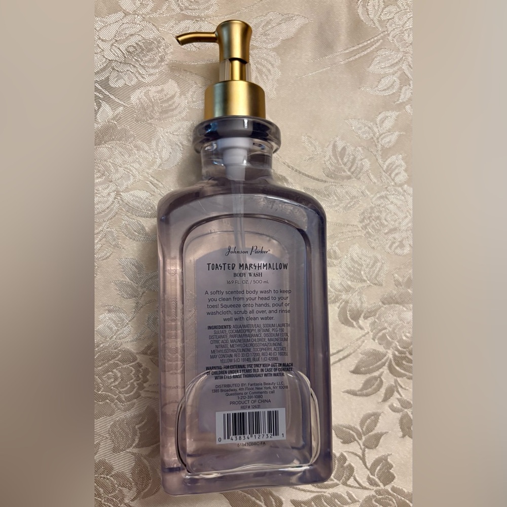 Johnson Parker Toasted Marshmallow Body Wash 16.9 oz Pump Bottle (NEW) - Picture 3 of 3